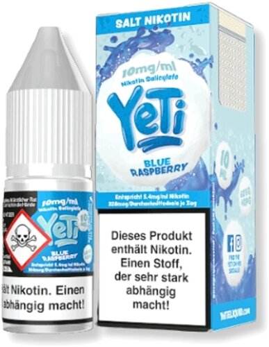 Yeti Blue Raspberry Nikotinsalz Liquid 10mg/ml