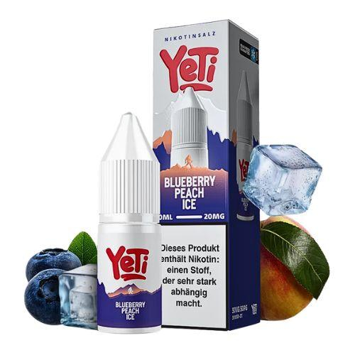 Yeti Blueberry Peach Ice Nikotinsalz Liquid Overdosed 20mg