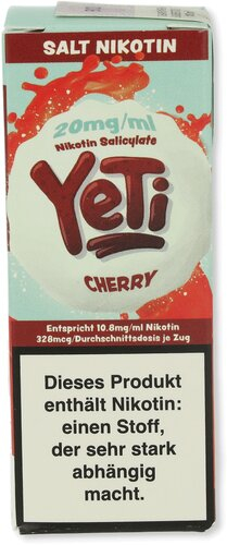 Yeti Cherry Nikotinsalz Liquid 20mg/ml