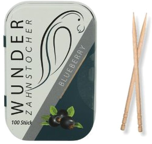 Zahnstocher mit Geschmack Blueberry 100 Stück