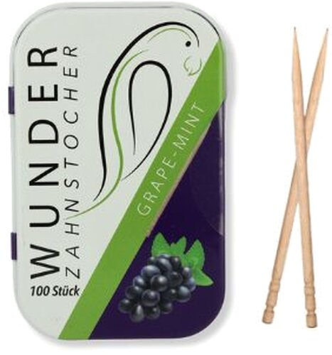 Zahnstocher mit Geschmack Grape-Mint 100 Stück