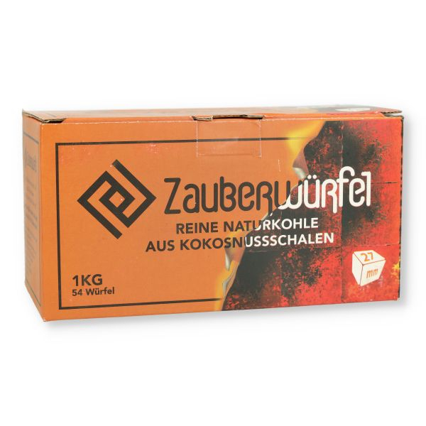 Zauberwürfel 27mm Naturkohle 1kg Zauberwürfel 27mm Naturkohle 1kg