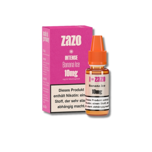 ZAZO INTENSE Nikotinsalz Liquid Banana Ice 10ml 10mg