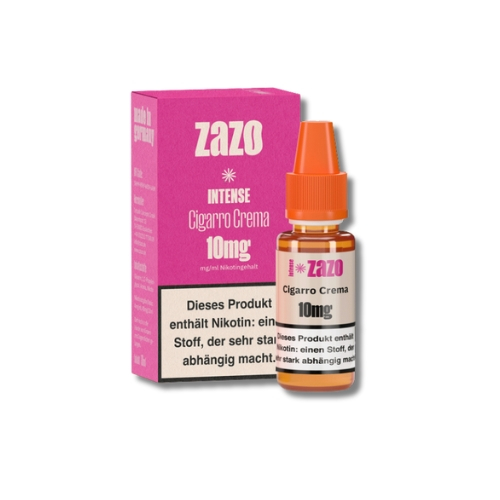 ZAZO INTENSE Nikotinsalz Liquid Cigarro Crema 10ml 10mg
