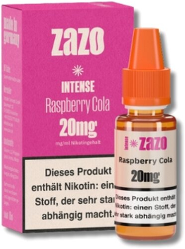 ZAZO INTENSE Nikotinsalz Liquid Raspberry Cola 10ml 20mg