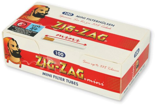 Zig-Zag Mini Zigarettenhülsen 100 Stück Zig-Zag Mini Zigarettenhülsen 100 Stück