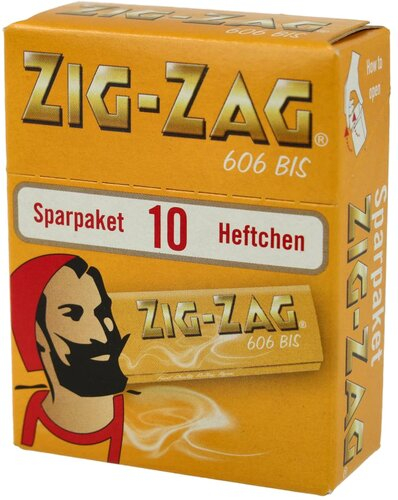 Zig-Zag Zigarettenpapier Sparpaket 10x50 Blättchen Zig-Zag Zigarettenpapier Sparpaket 10x50 Blättchen