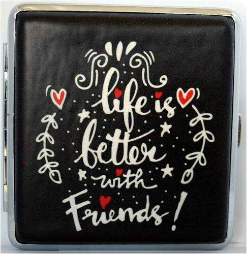 Love and Life Zigaretten Etui 20er Life is better with Friends Love and Life Zigaretten Etui 20er Life is better with Friends