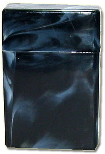 Atomic Zigaretten-Etui Plastik schwarz