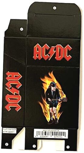 Zigaretten-Faltschachtel AC/DC Gitarrist Motiv 25er