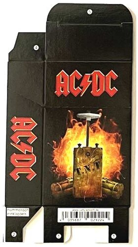 Zigaretten-Faltschachtel ACDC TNT Motiv 20er Zigaretten-Faltschachtel ACDC TNT Motiv 20er