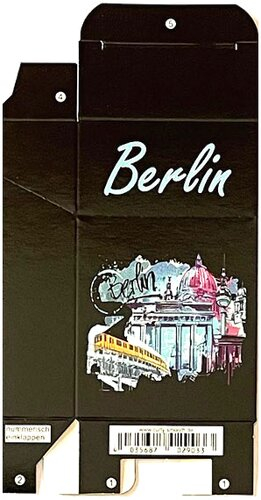 Zigaretten-Faltschachtel Berlin Brandenburger Tor Motiv 20er