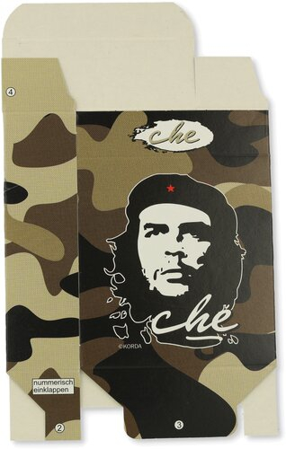 Zigaretten-Faltschachtel Che Braun Motiv 25er