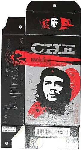 Zigaretten-Faltschachtel Che Revolution schwarz 20er