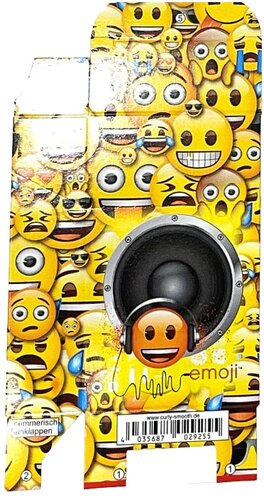 Zigaretten-Faltschachtel emoji Musik 20er