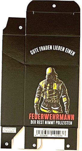Zigaretten-Faltschachtel Feuerwehr Gute Frauen Motiv 20er Zigaretten-Faltschachtel Feuerwehr Gute Frauen Motiv 20er