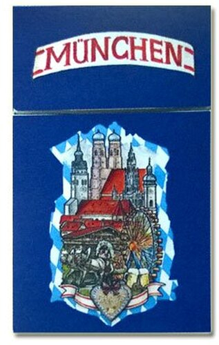 Zigaretten-Faltschachtel München 20er Zigaretten-Faltschachtel München 20er