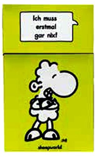 Zigaretten-Faltschachtel Worthelden Grün Zigaretten-Faltschachtel Worthelden Grün