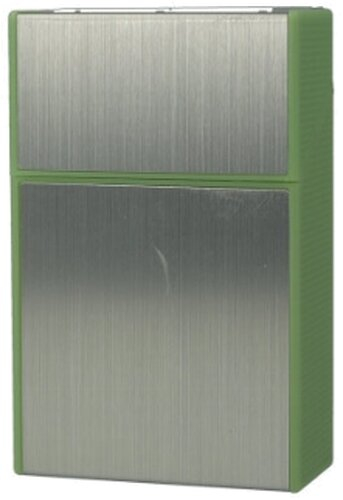 Zigarettenbox Angelo Glow in the Dark silber Zigarettenbox Angelo Glow in the Dark silber