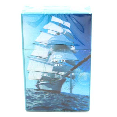 Zigarettenbox Atomic King-Size Maritim Hellblau Zigarettenbox Atomic King-Size Maritim Hellblau