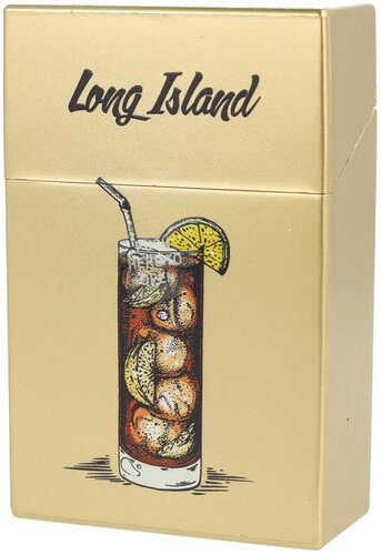 Zigarettenbox Champ Coktail Long Island Gold Nr.2 Zigarettenbox Champ Coktail Long Island Gold Nr.2