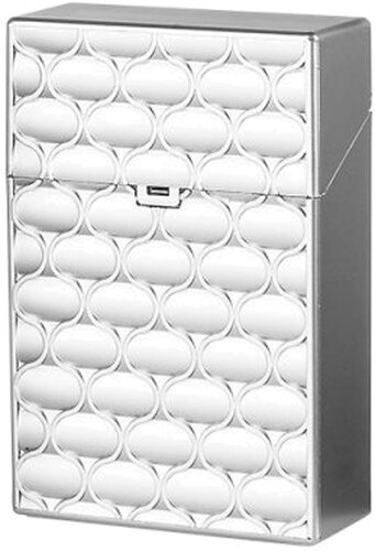 Clic Boxx 20er Deluxe Silber No 1 Zigarettenbox