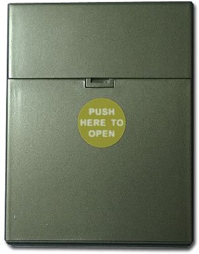 Zigarettenbox Kunststoff 25er Click Box Anthrazit