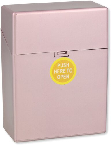 Zigarettenbox Kunststoff 30er Clic Boxx Altrosa