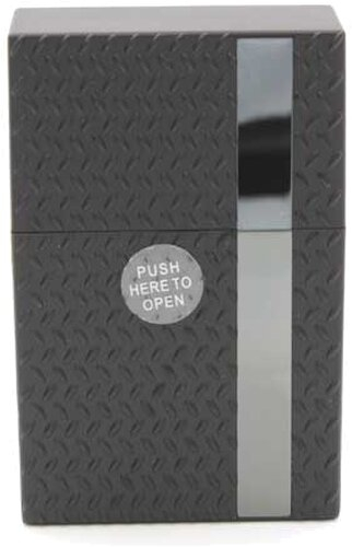 Zigarettenbox Kunststoff Champ Diamond Schwarz Zigarettenbox Kunststoff Champ Diamond Schwarz