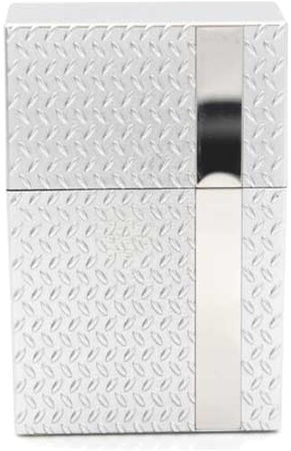 Zigarettenbox Kunststoff Champ Diamond Silber Zigarettenbox Kunststoff Champ Diamond Silber