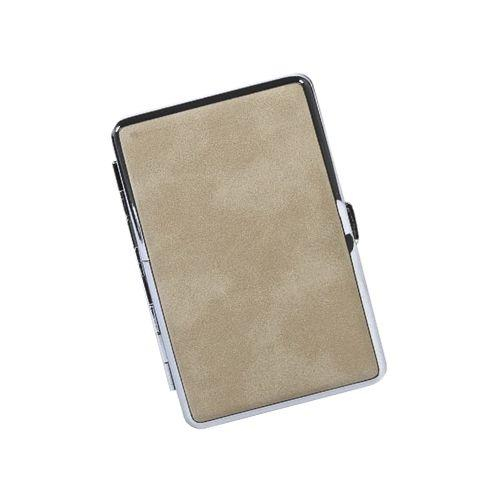 Zigarettenetui Kunstleder beige 100mm Zigarettenetui Kunstleder beige 100mm