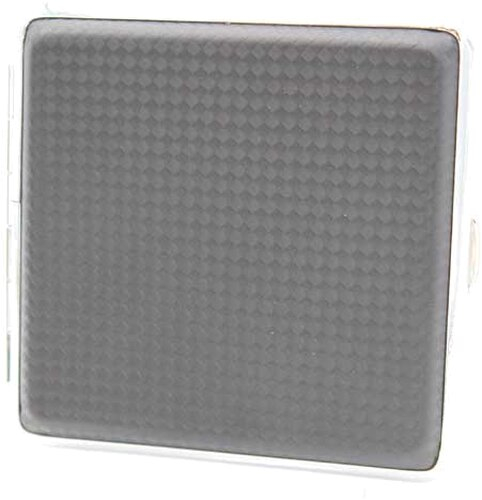 Zigarettenetui Kunstleder Diamond Schwarz