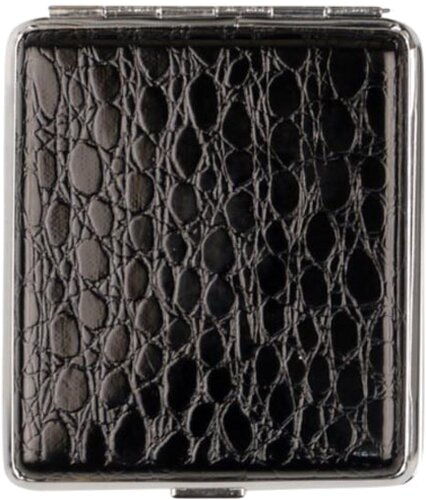 Zigarettenetui Kunstleder schwarz Nr.4