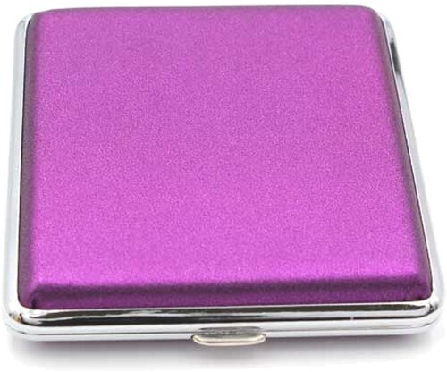 Zigarettenetui Metall Lila Glitzer 18er Zigarettenetui Metall Lila Glitzer 18er