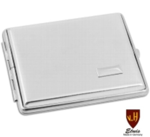 Zigarettenetui Nickel satiniert Gravurfeld Zigarettenetui Nickel satiniert Gravurfeld