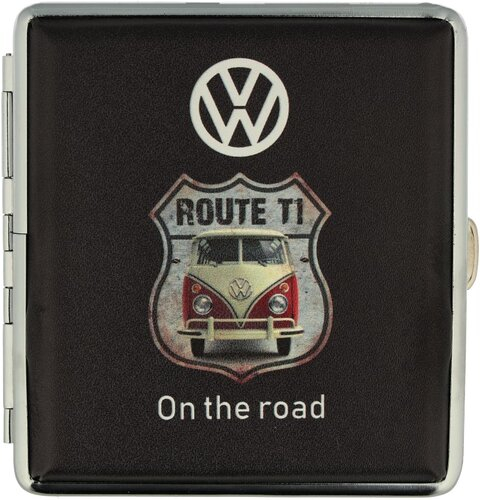 Zigarettenetui VW Route T1  On the road dunkelbraun Zigarettenetui VW Route T1  On the road dunkelbraun