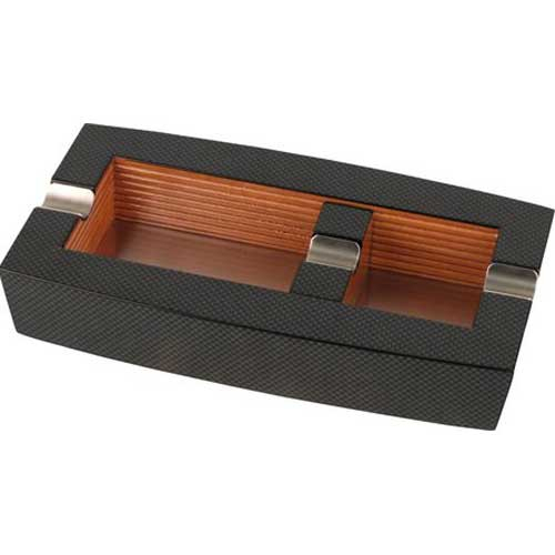 Zigarrenascher Carbon 2 Ablagen Zigarrenascher Carbon 2 Ablagen