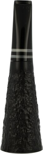 Zigarrenspitze Bruyere Tromba rustik schwarz 22mm Bohrung
