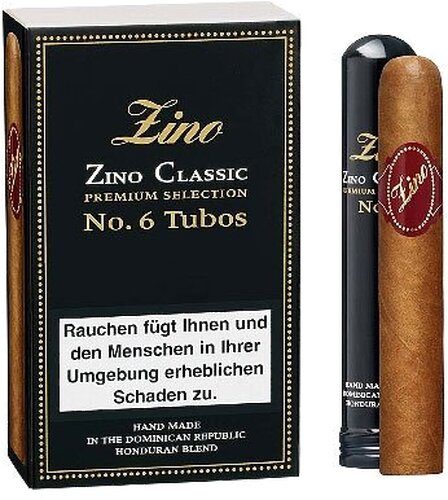 Zino Zigarren Classic No 6 Tubos 3er Zino Zigarren Classic No 6 Tubos 3er