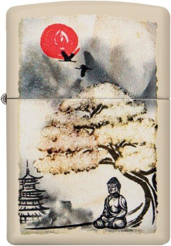 ZIPPO crome color Bonsai Buddah ZIPPO crome color Bonsai Buddah
