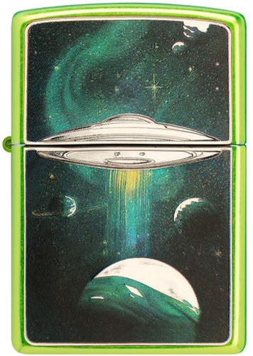 Zippo Feuerzeug 2008091 24513 UFO Light Beam Lurid