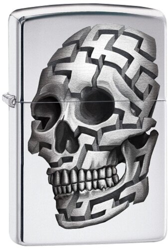 Zippo Feuerzeug 3D Skull No.7
