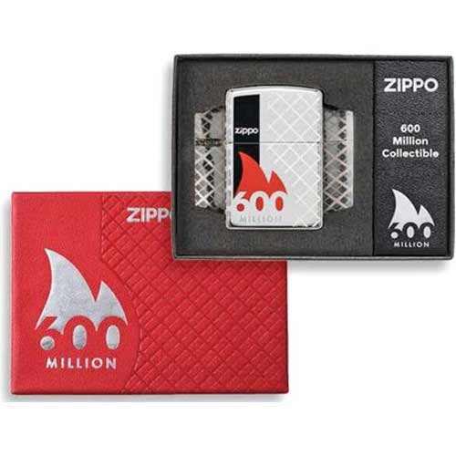 Zippo Feuerzeug 600 Millionen limitiert Zippo Feuerzeug 600 Millionen limitiert
