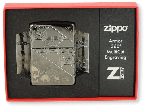 Zippo Feuerzeug Skulls Design