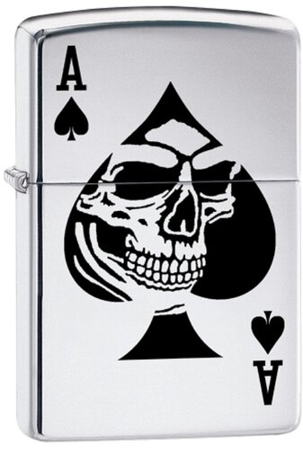 Zippo Feuerzeug Ace of Spade Skull 7 Zippo Feuerzeug Ace of Spade Skull 7