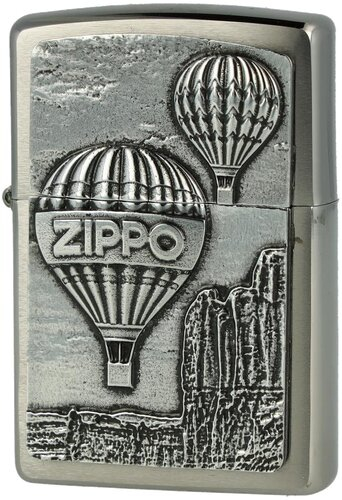 Zippo Feuerzeug Aerostat chrom gebürstet Zippo Feuerzeug Aerostat chrom gebürstet