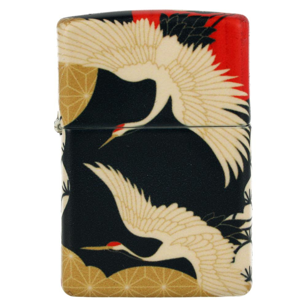 Zippo Feuerzeug Asian Background weiß matt Zippo Feuerzeug Asian Background weiß matt
