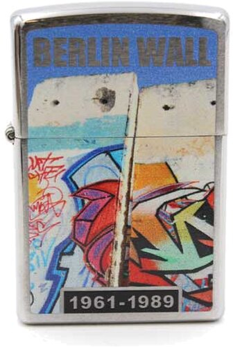 Zippo Feuerzeug Berlin Wall Bunt