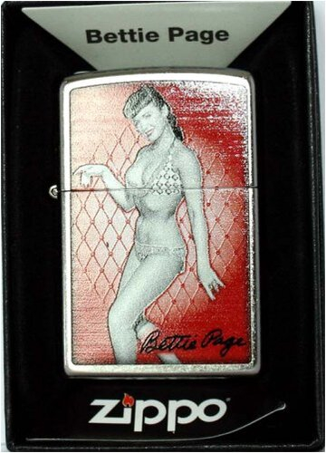 Zippo Feuerzeug Bettie Page