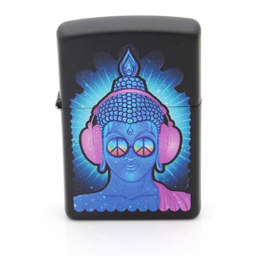Zippo Feuerzeug Buddha Peace Headphone Zippo Feuerzeug Buddha Peace Headphone